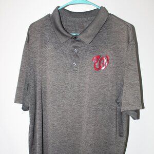 Washington Nationals Golf Shirt   XL